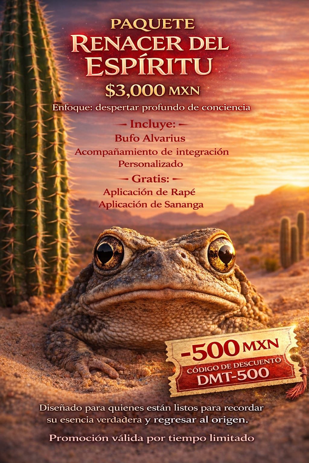 Paquete Renacer del Espíritu — $3,000 MXN